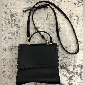 Target Black Scalloped Purse